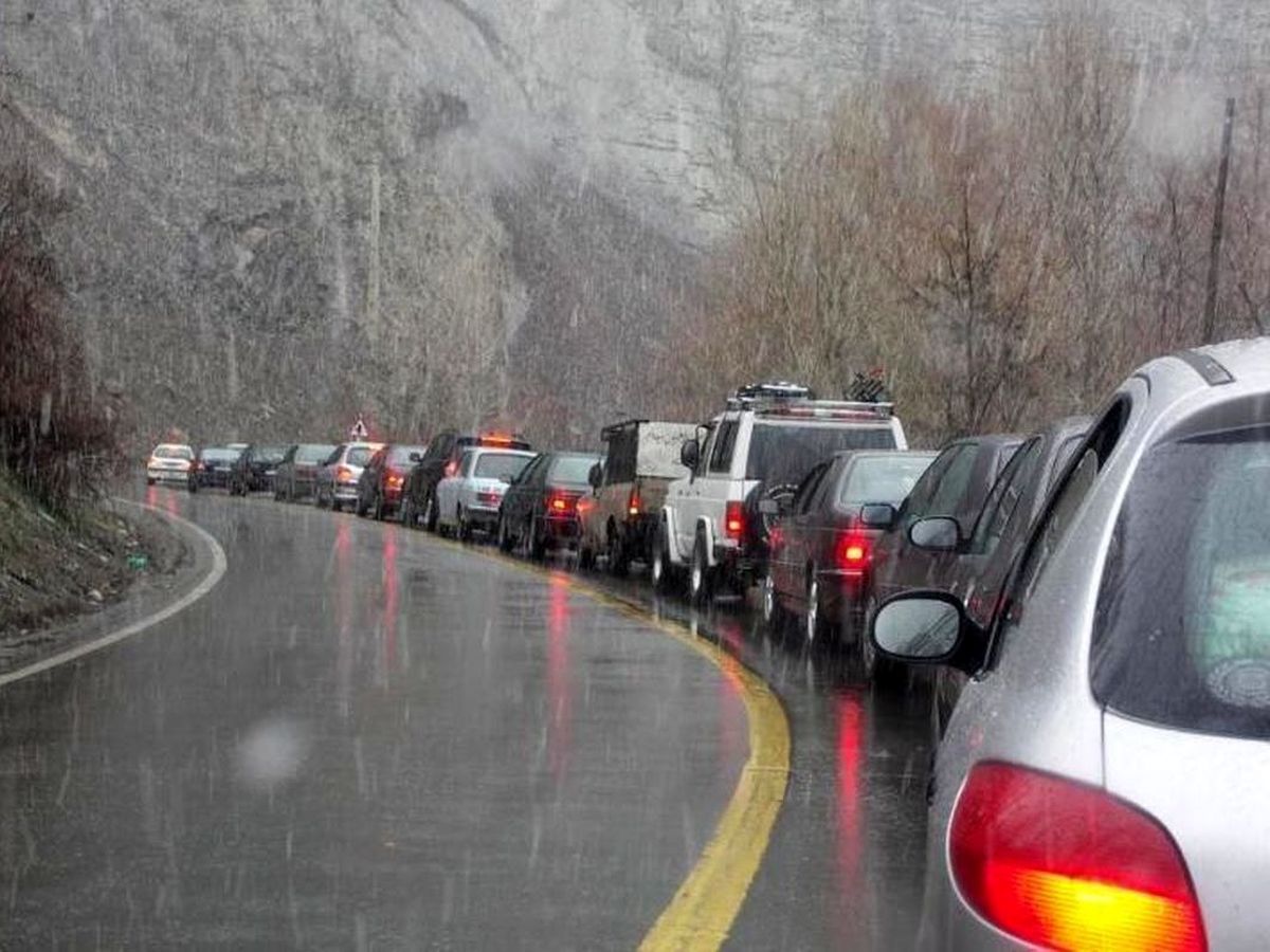 وضعیت جاده‌ها و راه‌ها، امروز ۷ فروردین ۱۴۰۲؛ ترافیک سنگین در جاده چالوس و هراز 